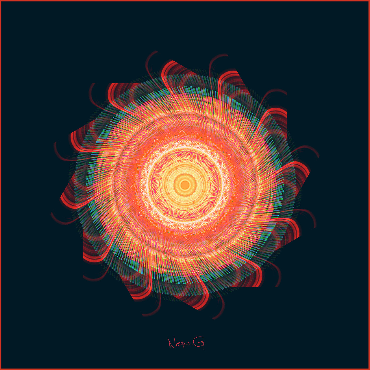 光绘图腾彼岸花