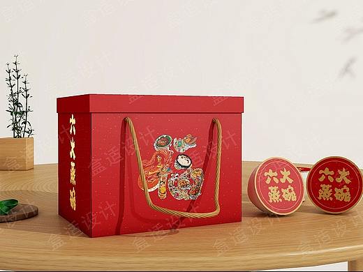 箱盒汇 | ：六大蒸碗”春节礼盒包装设计