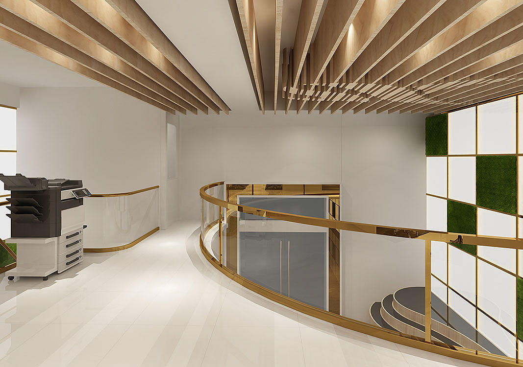 时尚前卫的科技公司办公室装修设计-金博大办公室装修