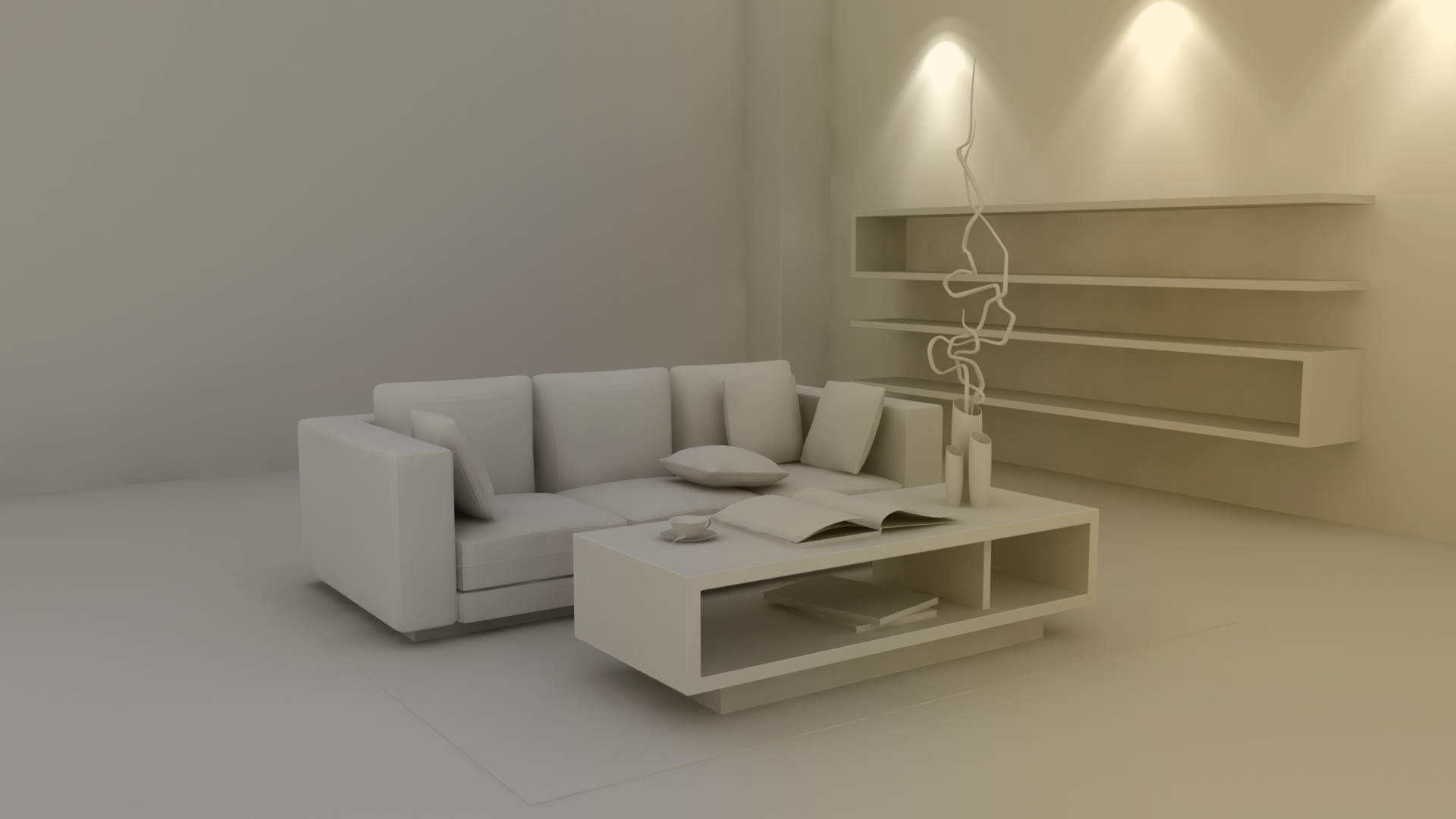 室内练习|三维|建筑/空间|dennis3d - 原创作品 - 站酷 (zcool)