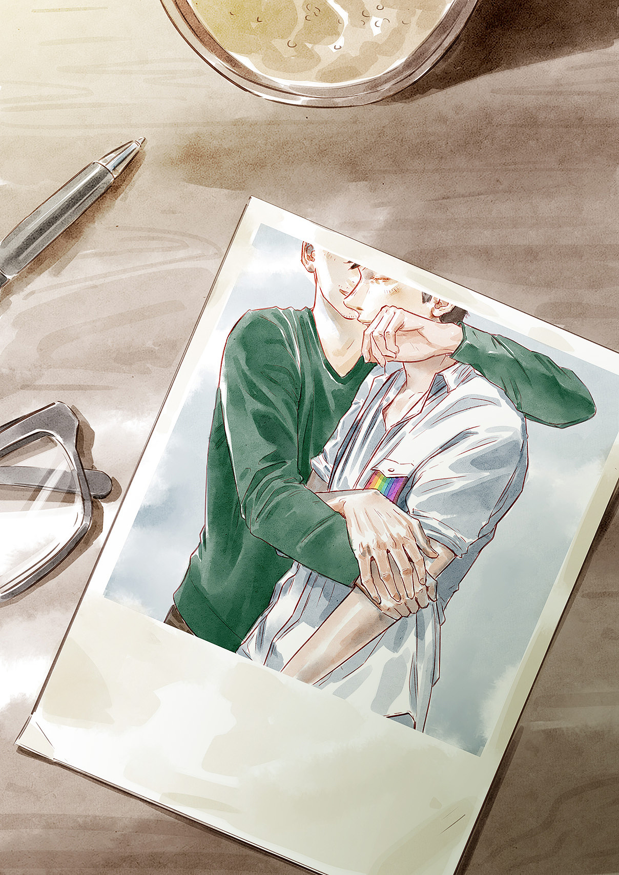 彩虹日常插画 Tyler田——漫画《季也和关山》（图ZMTY5MDAzOTU2） - 艺术插画 - 站酷设计师Tyler田原创素材 - 站酷ZCOOL