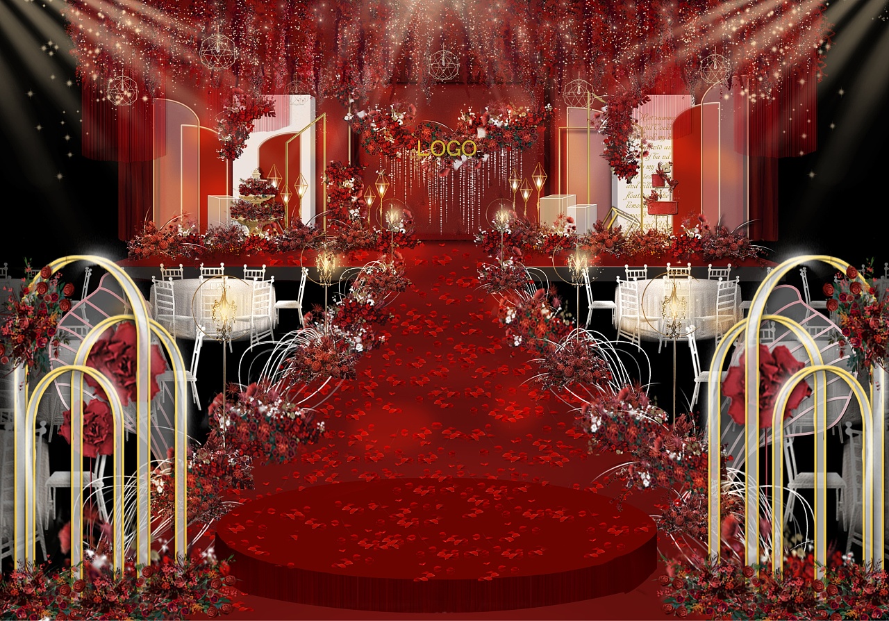 婚礼布景之红色怀旧高清图片下载-正版图片500666597-摄图网
