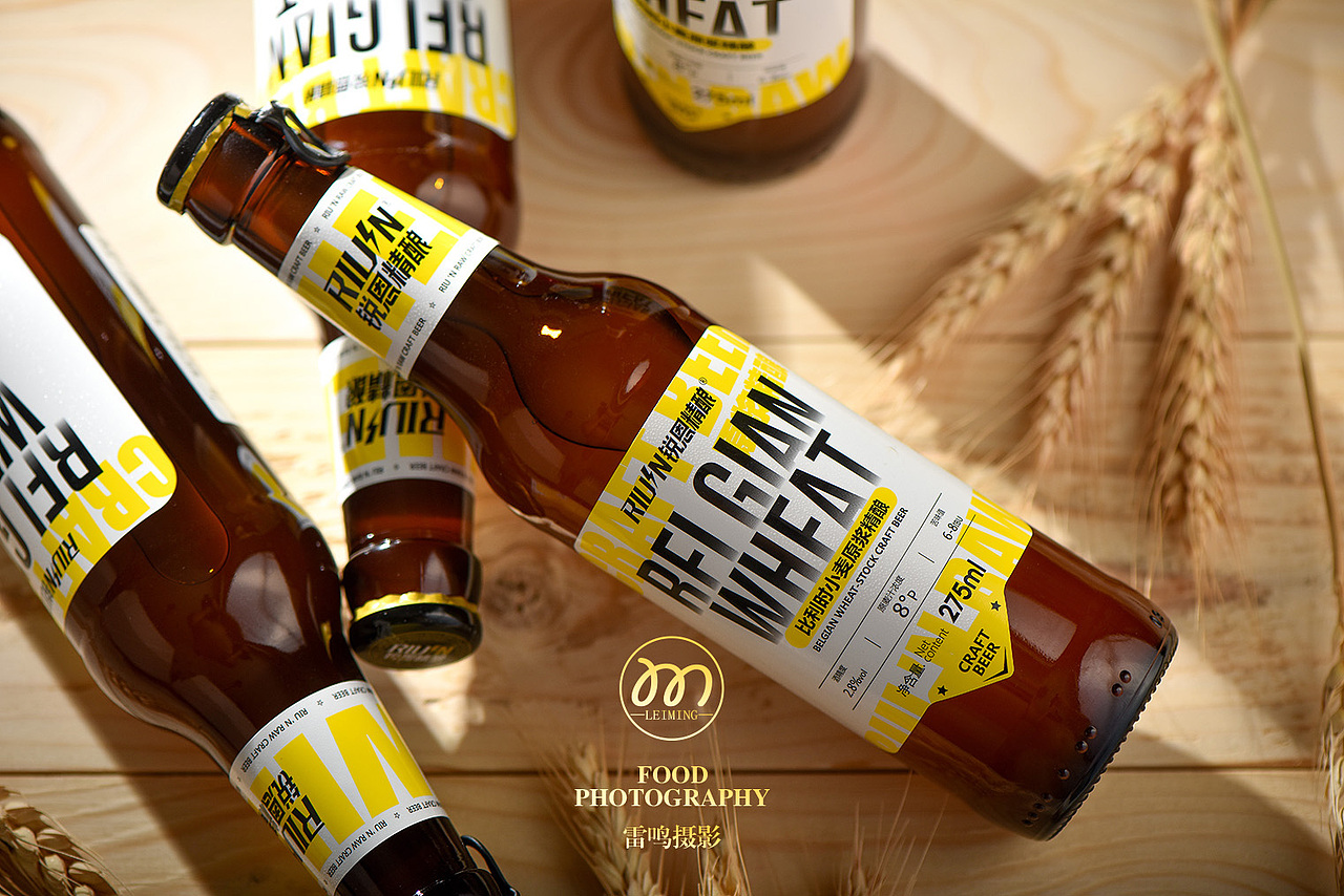 《锐恩精酿 啤酒 饮品》美食 产品 哈尔滨雷鸣摄影