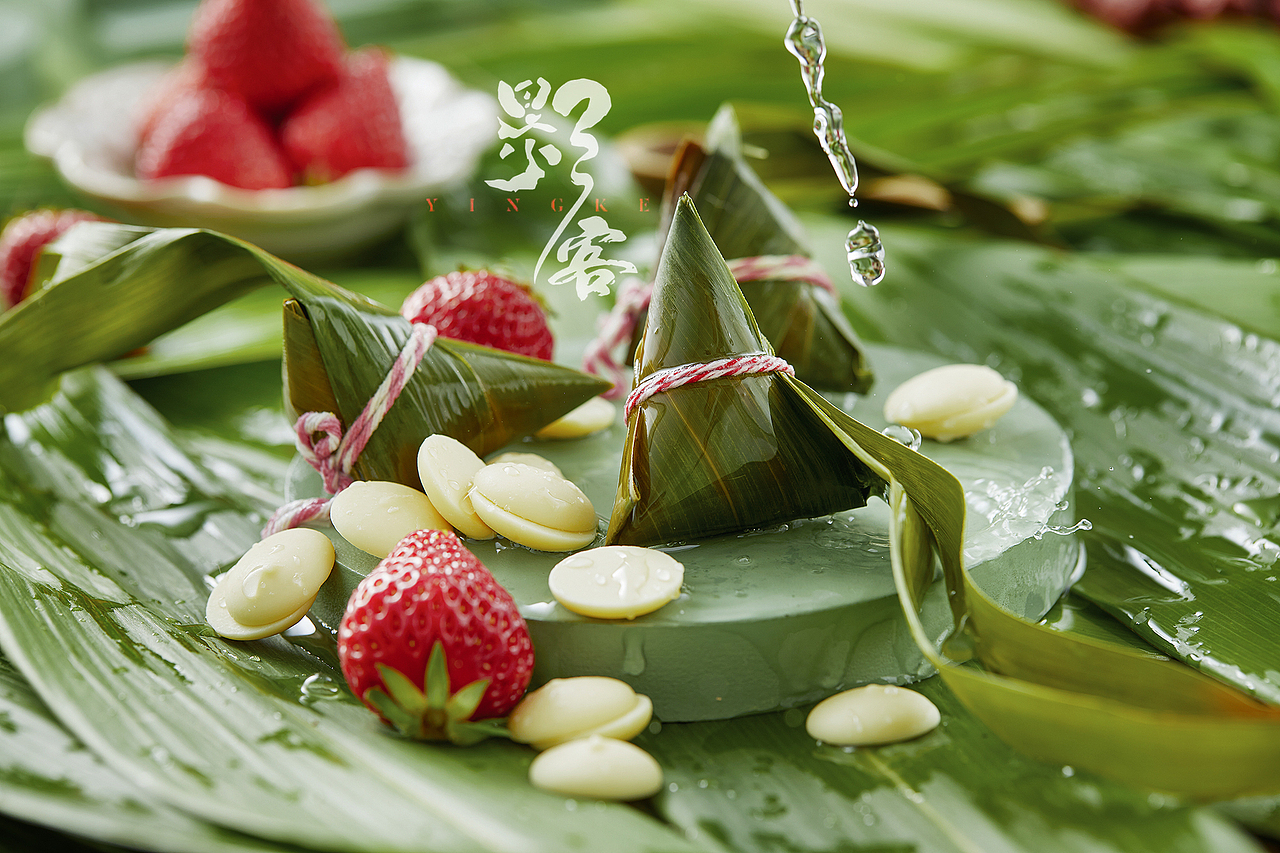 小清新美食摄影粽子端午拍摄日式