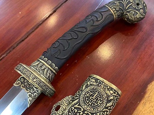 绣春刀修罗战场 原款装具大明绵衣卫沈炼配刀 手柄雕花