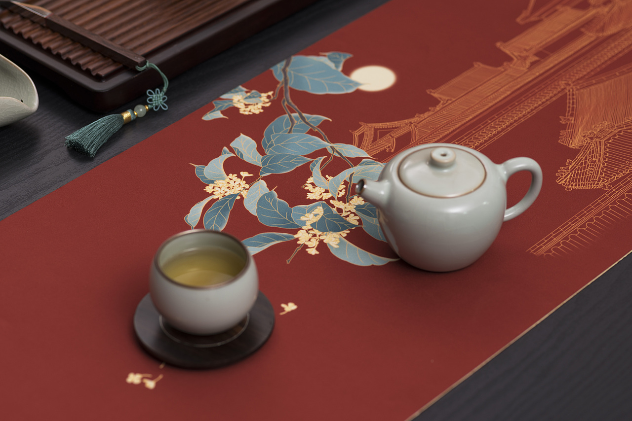 形相轻奢茶席-月下故宫系列