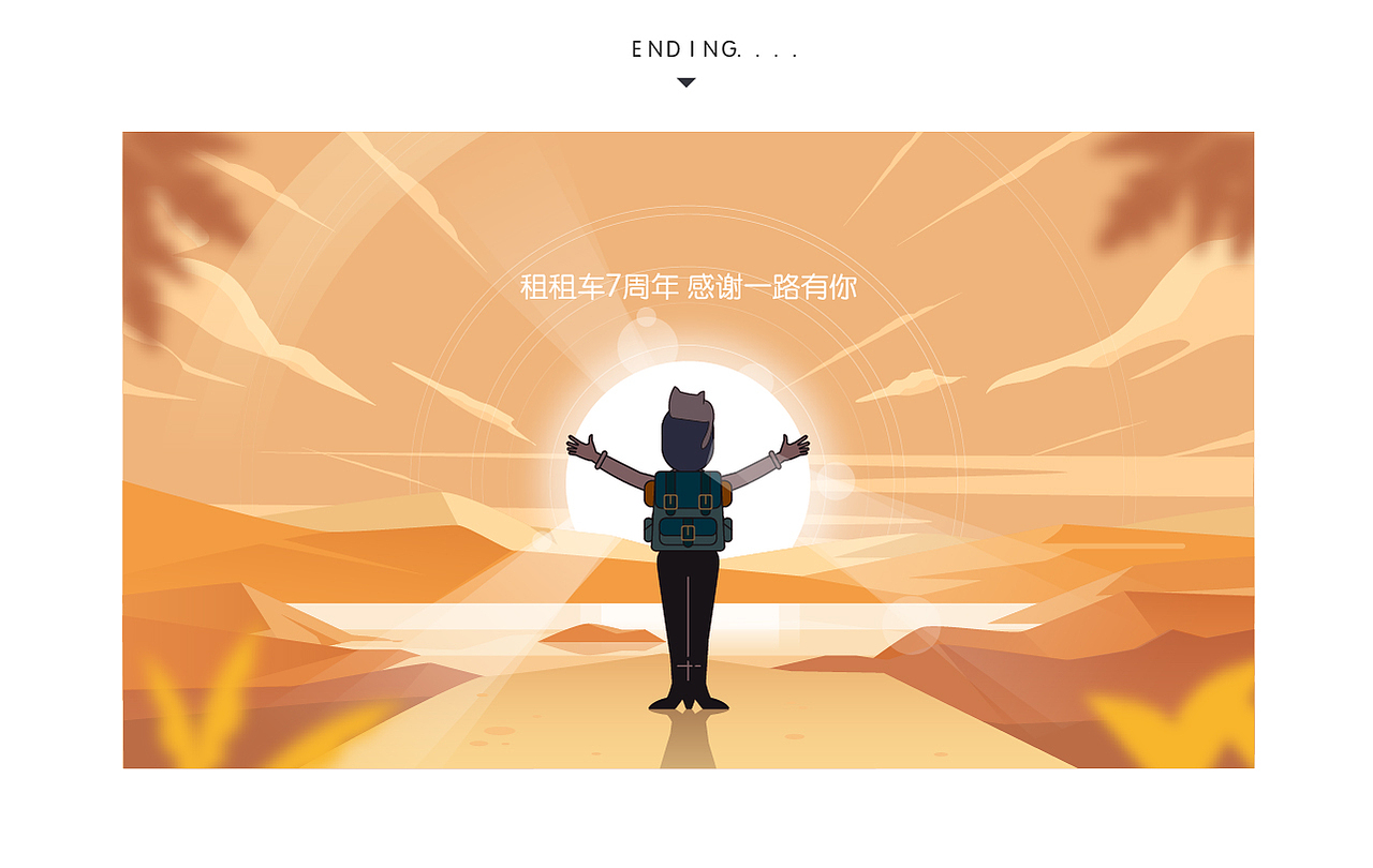 租租车七周年用户盘点H5—我的自驾版图（图ZMTgxNjYxNjEy） - 移动端网页 - 站酷设计师爆裂稻谷手原创素材 - 站酷ZCOOL
