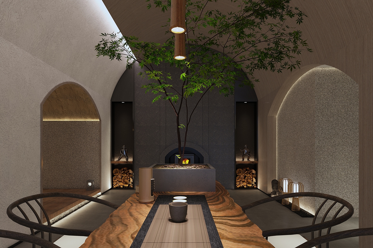 窑洞---民宿|空间|家装设计|本润全案设计机构_原创作品-站酷zcool