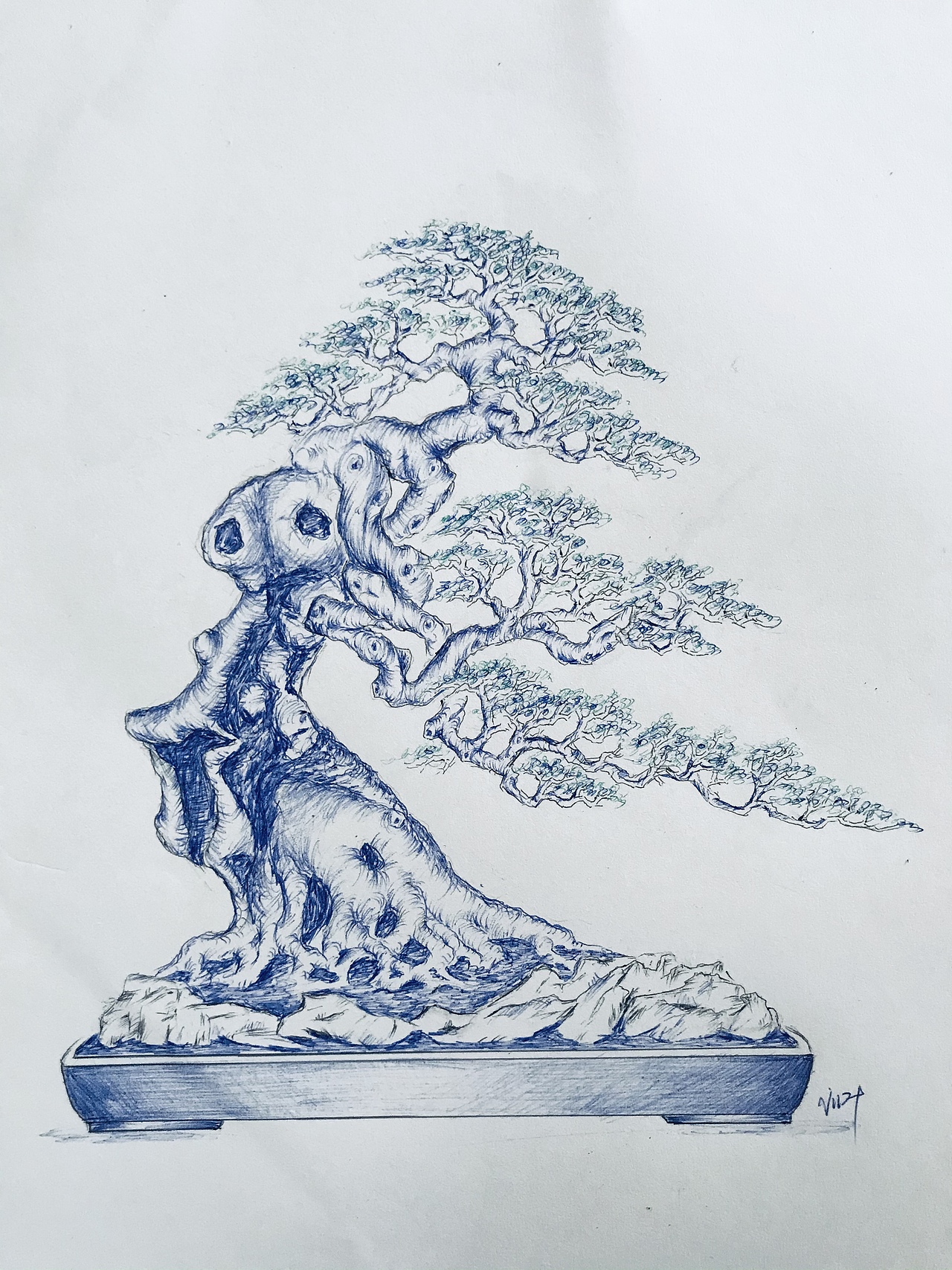 盆景（图ZMjUzMzMyNTY0） - 绘画 - 站酷设计师Z75835907原创素材 - 站酷ZCOOL