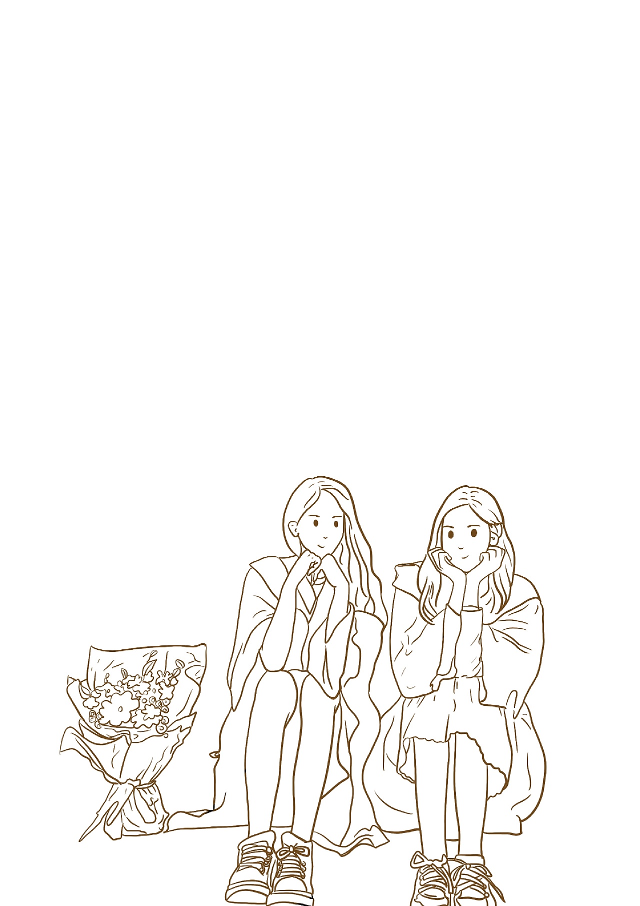 毕业季线稿|插画|创作习作|杨蔼 - 原创作品 - 站酷 (zcool)