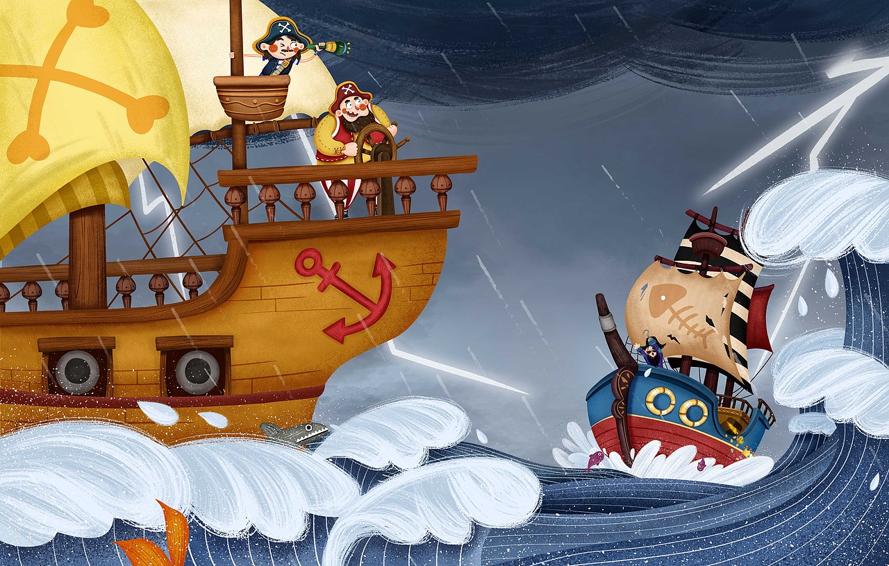 《两个海盗船长》