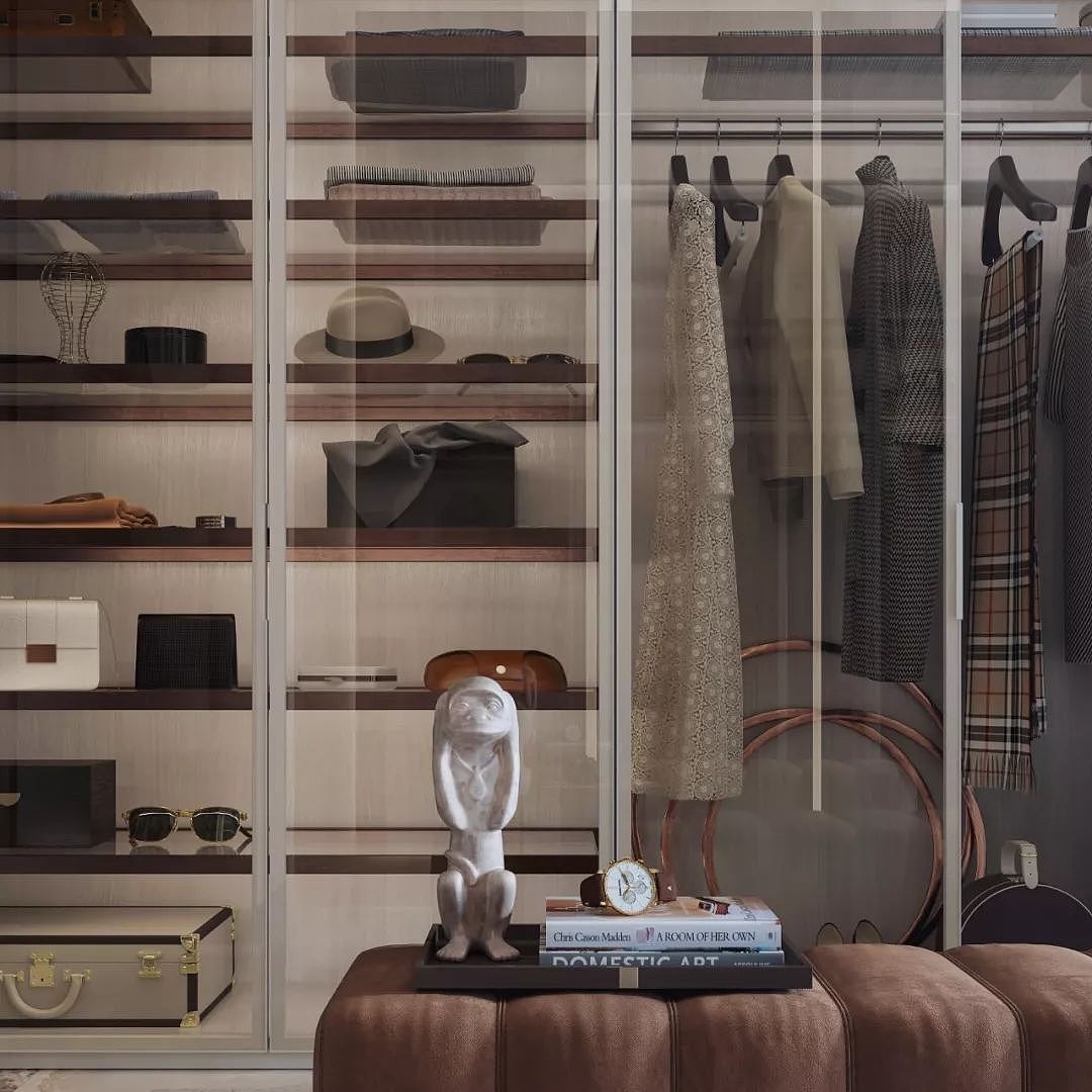 轻奢大平层设计,温柔的配色让温暖与高雅并存 