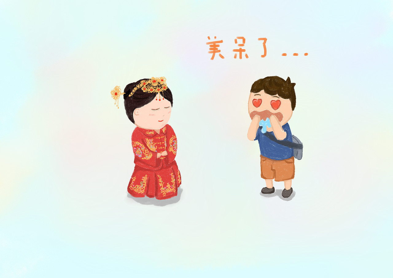 与龙王的日常-婚纱试妆