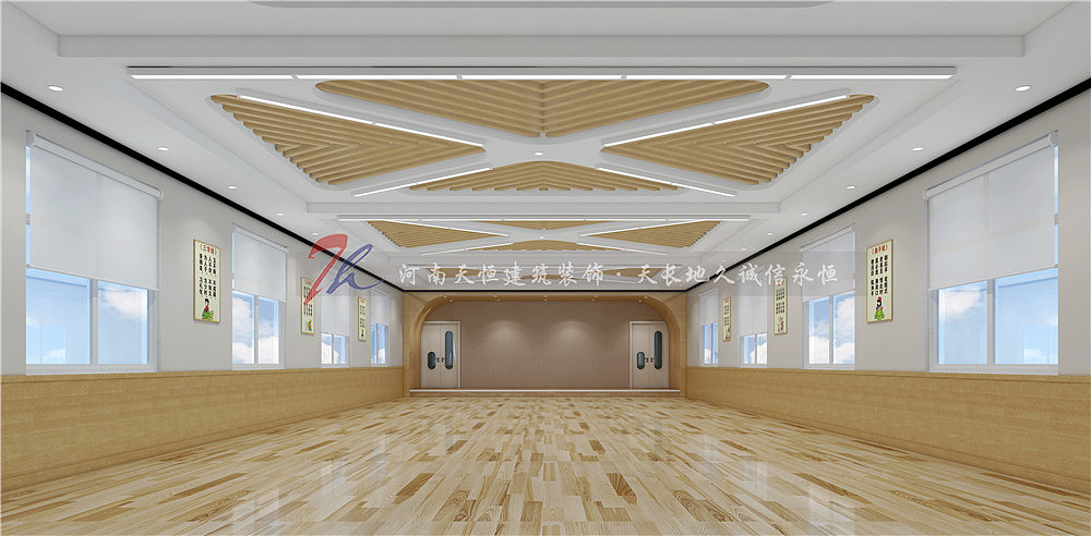 郑州幼儿园装修公司幼儿园设计中走廊公共区域设计要求（图ZMjI5MjQyNDQ0） - 家装设计 - 站酷设计师河南天恒装饰公司原创素材 - 站酷ZCOOL