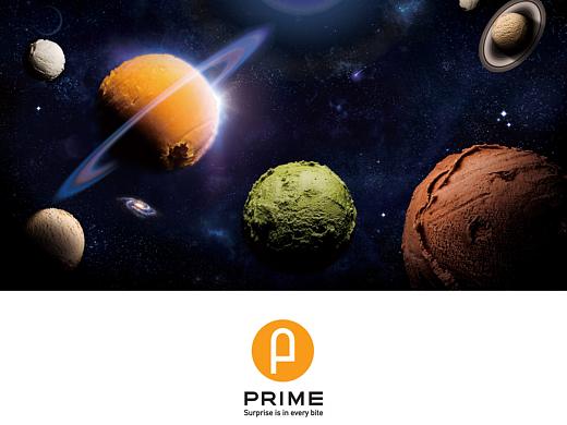 PRIME邮差冰淇淋蛋糕品牌设计