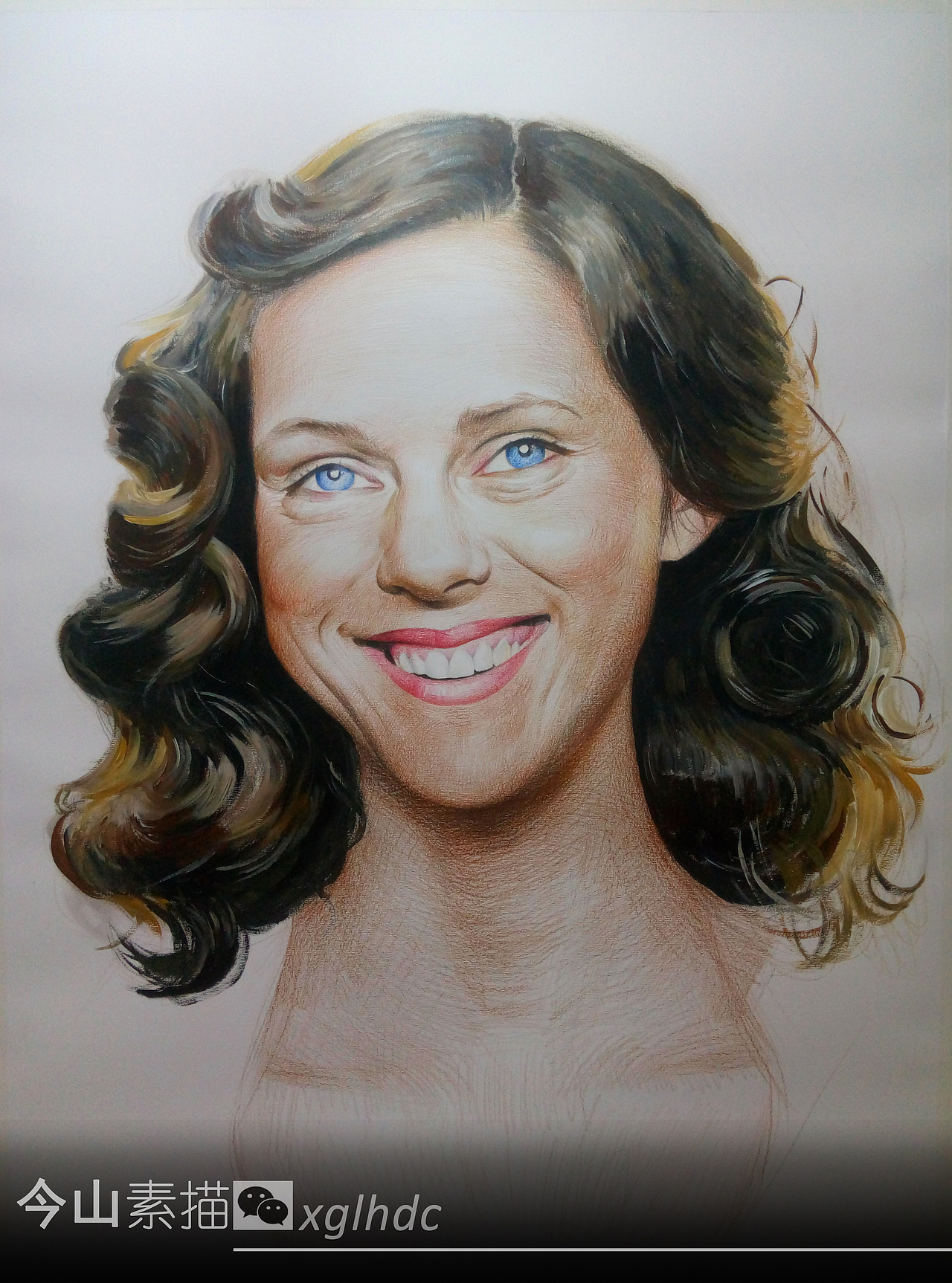 女人肖像（图ZODgzNTc4MjQ=） - 绘画 - 站酷设计师今山原创素材 - 站酷ZCOOL