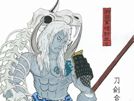 刀剑合战绘卷-敌刀（个人主页-ZNDAwMjEzMjA=） - 艺术插画 - 站酷设计师GOTOSTUDIO原创素材 - 站酷ZCOOL