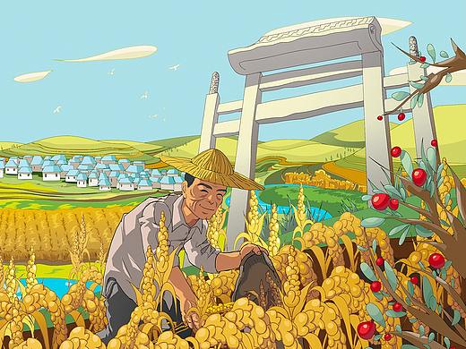 Rich Millet包装插画（个人主页-ZMzI2NTA1MDA=） - 包装 - 站酷设计师第lucky原创素材 - 站酷ZCOOL