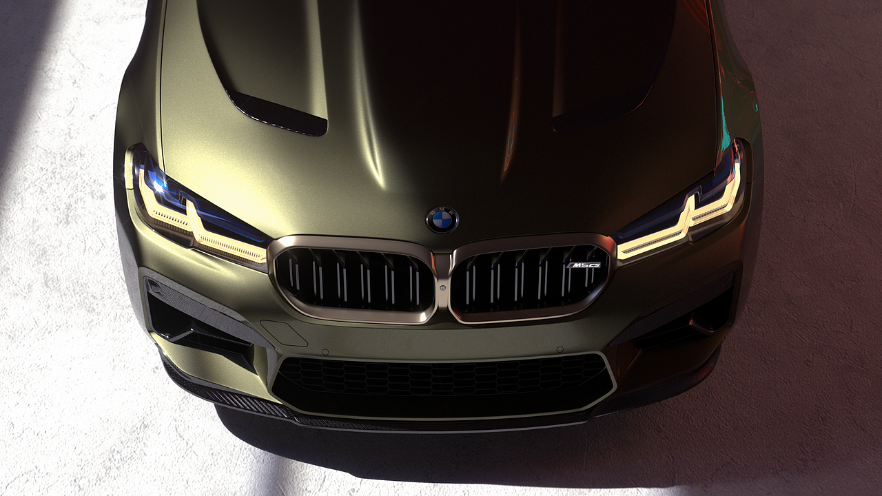 BMW M5CS 2022 CGI（图ZMjgxMjEwMDI4） - 机械/交通 - 站酷设计师今天作业有点多原创素材 - 站酷ZCOOL