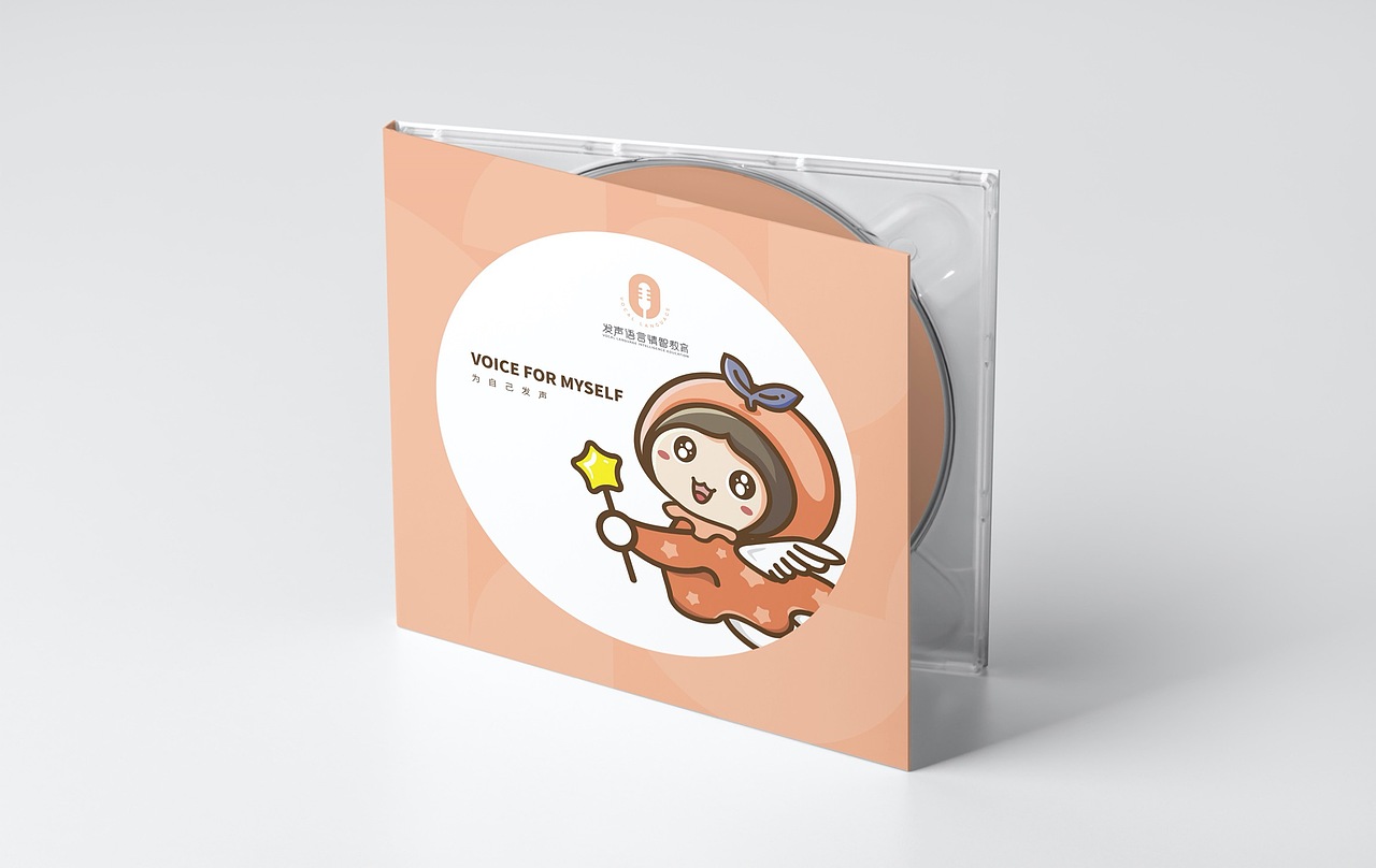 「发声教育」儿童插画的早教培训