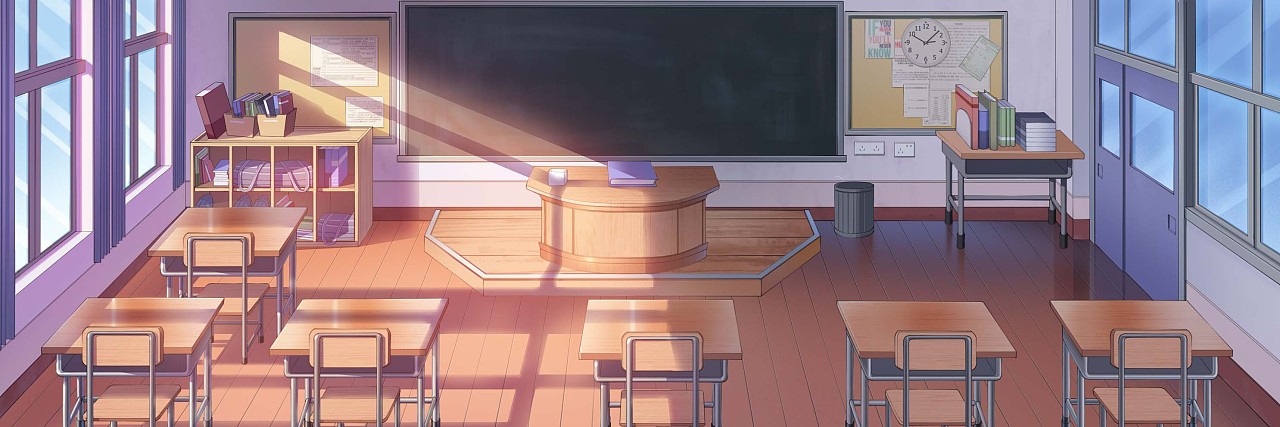 赛璐璐日系二次元场景原画