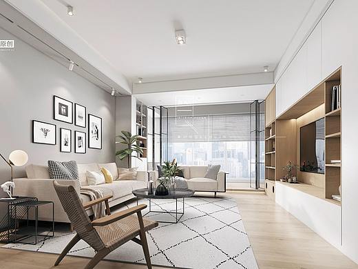 127m²旧房改造，现代日式风格