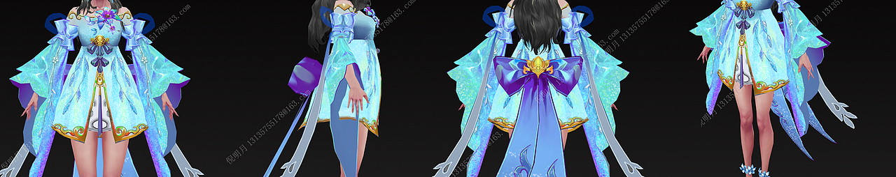 3D手绘角色模型作品（图ZMzA2MjI2MDg0） - 动画/影视 - 站酷设计师nimingyue原创素材 - 站酷ZCOOL