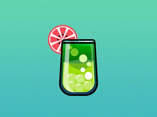 夏日飲料（個人主頁-ZMjQ0Mjc5NTI=） - 創(chuàng)作習(xí)作 - 站酷設(shè)計師酸甜豆腐腦原創(chuàng)素材 - 站酷ZCOOL