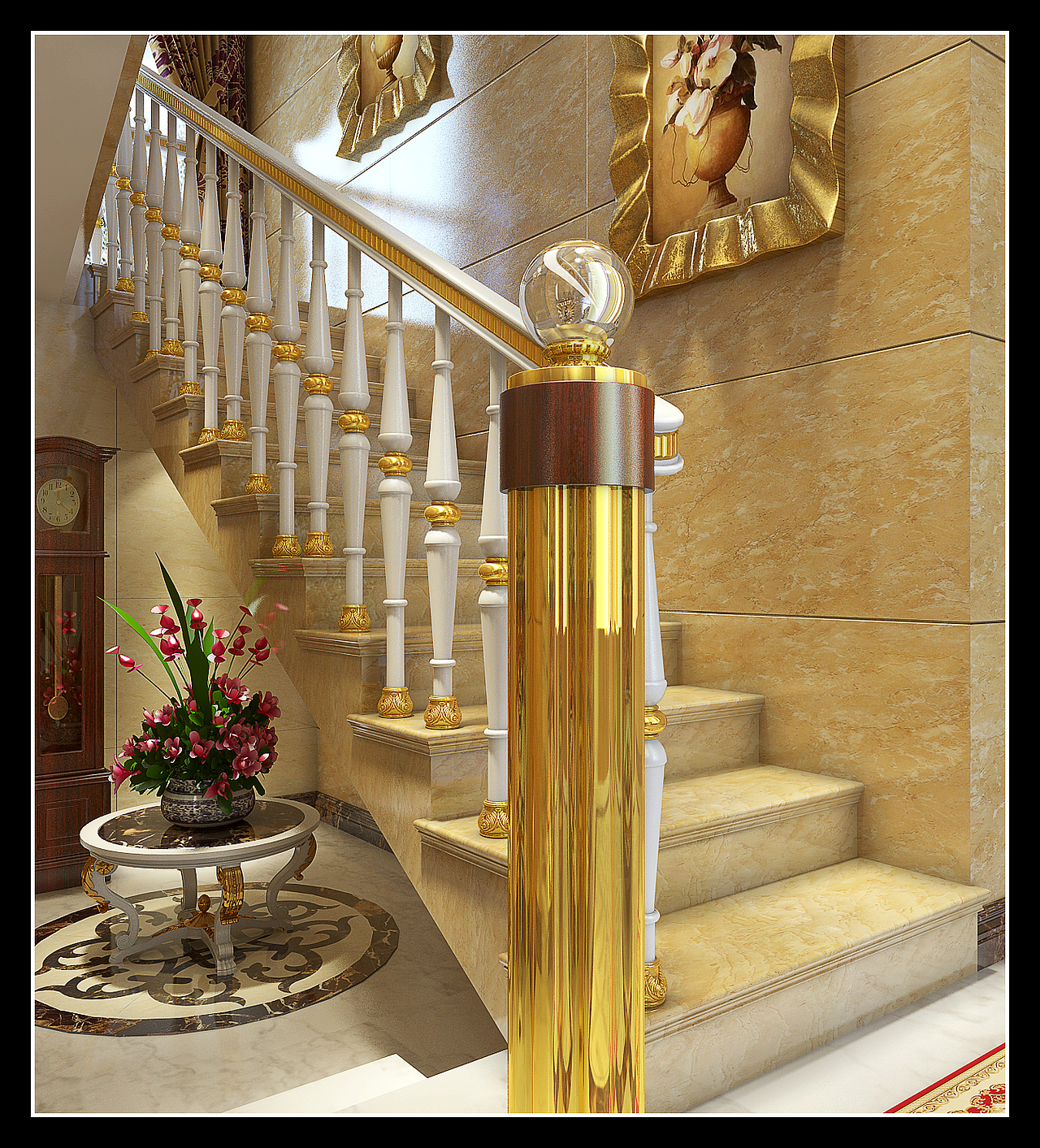 复式别墅楼梯楼梯方案