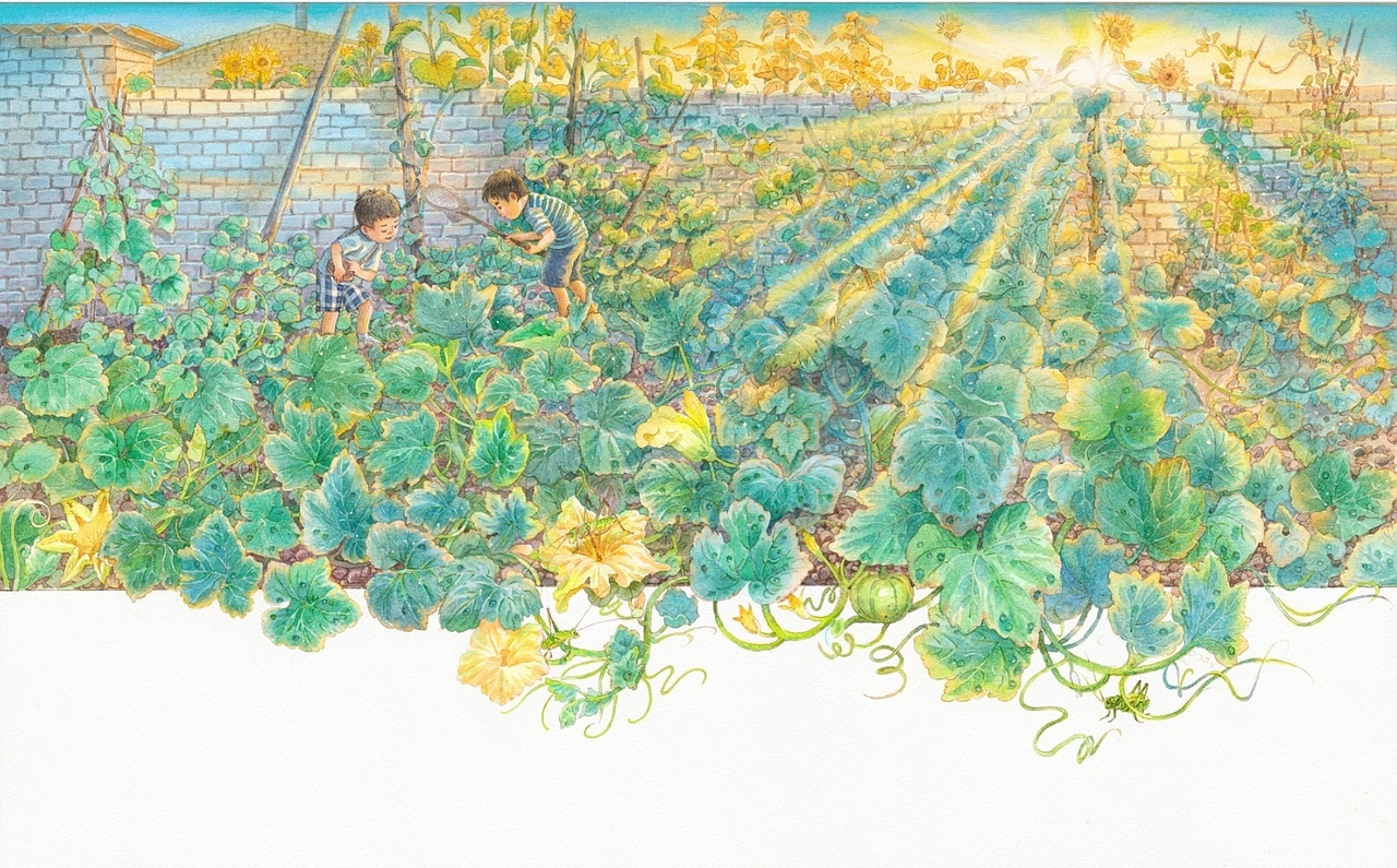 再见，夏天（图ZMjYwMjc3NDg4） - 绘本 - 站酷设计师1979水印原创素材 - 站酷ZCOOL