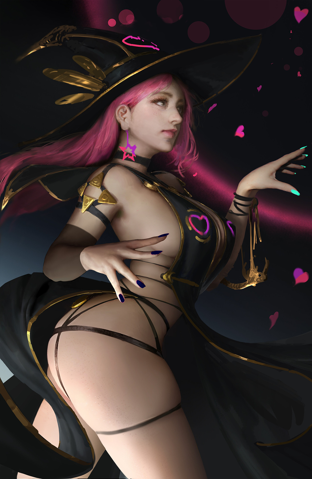 魔法少女（图ZMjMyNDUzNzEy） - 游戏原画 - 站酷设计师维吉尔Vergilhoo原创素材 - 站酷ZCOOL
