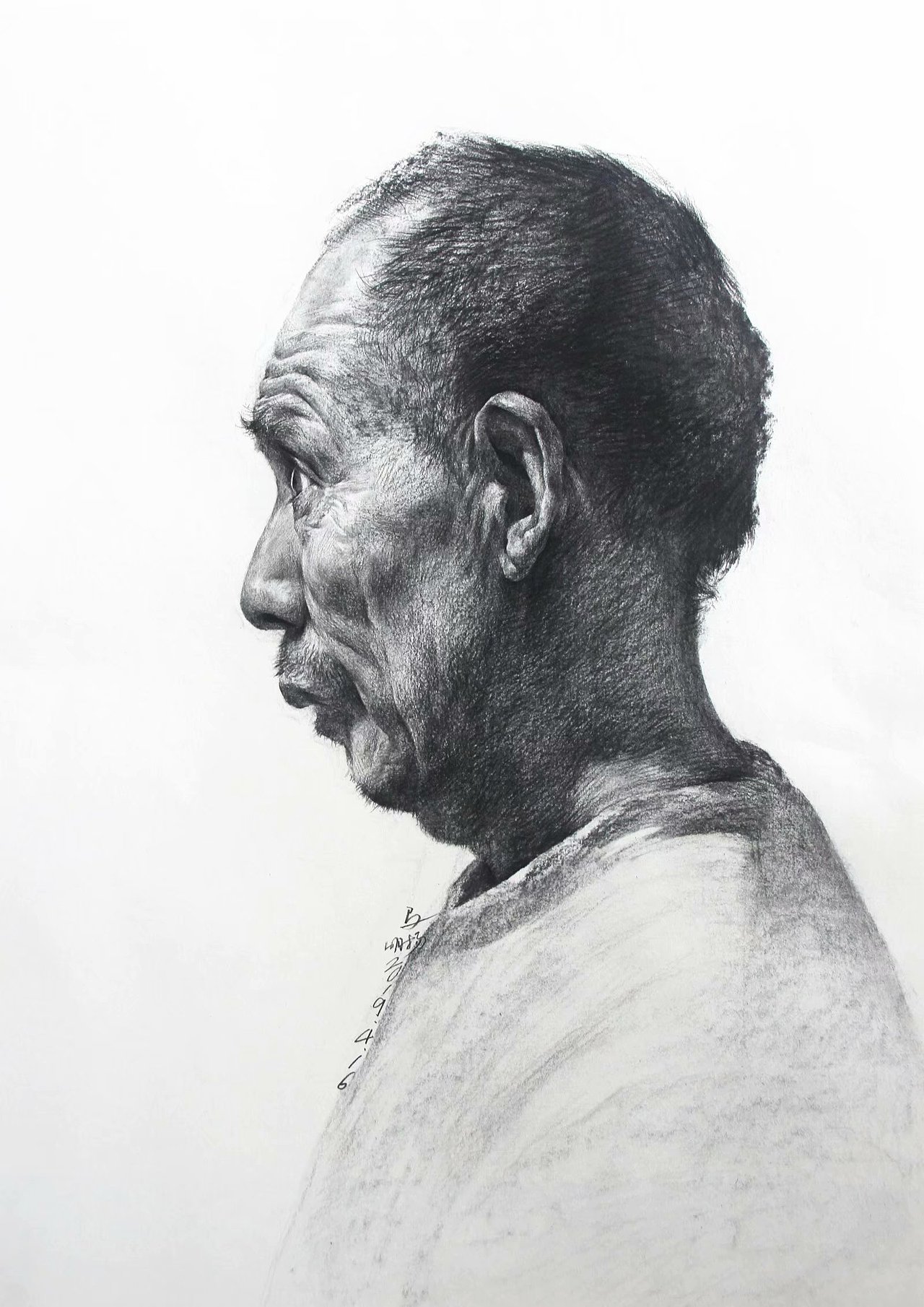 贵阳鲁轩美术马明扬素描作品