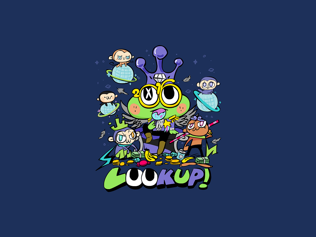 元气青蛙元旦快乐（图ZMzk5MTI5MTY=） - 其他动漫 - 站酷设计师张小纸原创素材 - 站酷ZCOOL