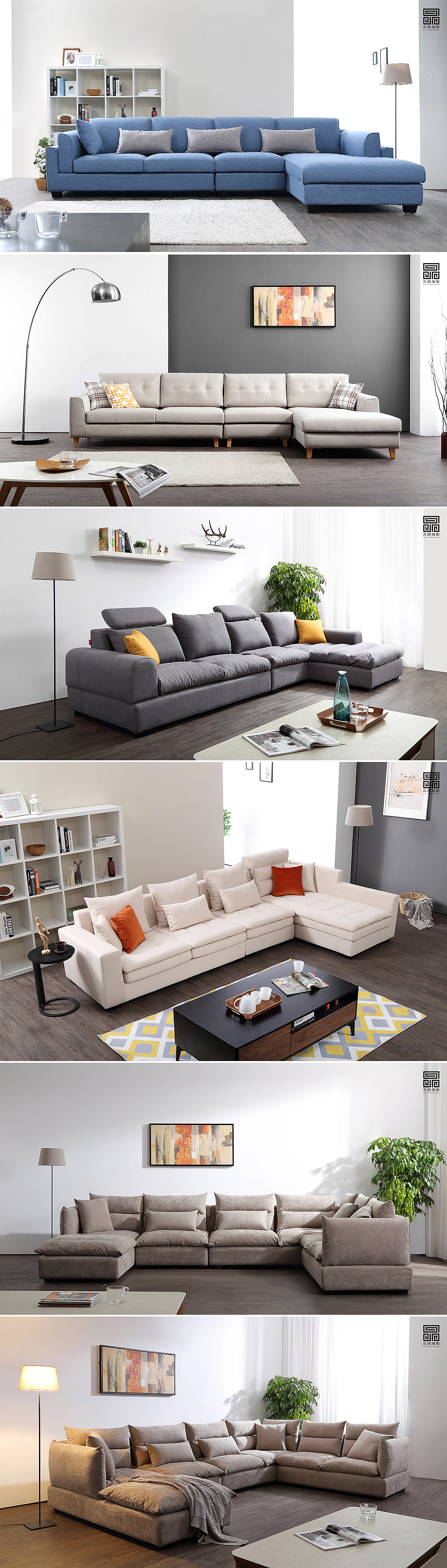 北欧沙发（图ZMTE0Njc3MDY0） - 产品摄影 - 站酷设计师黑白灰主旋律原创素材 - 站酷ZCOOL