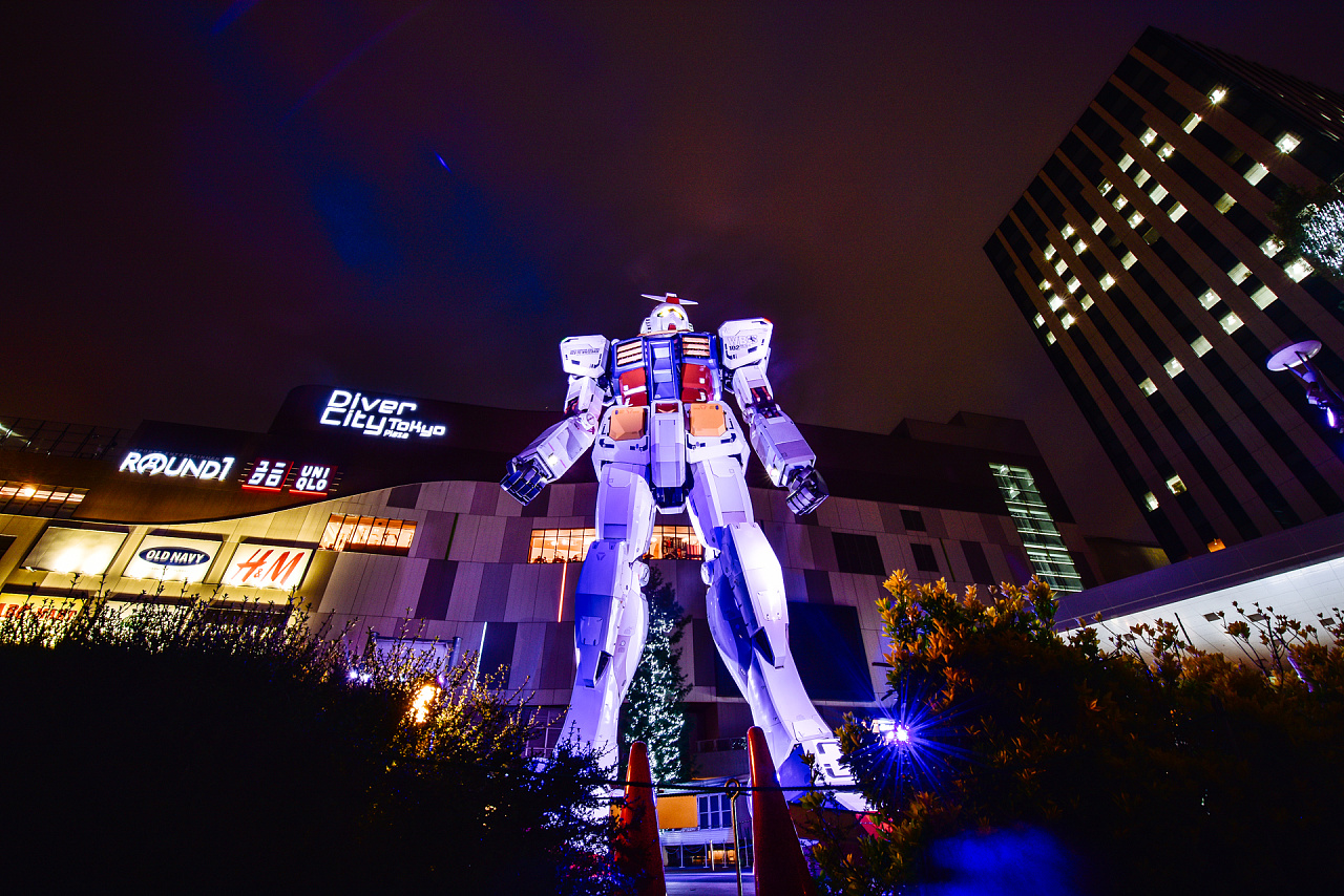 yo玩具摄影东京台场11高达rx78