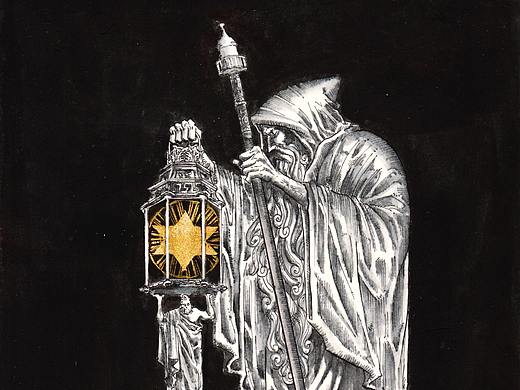 【塔羅】THE HERMIT（個人主頁-ZNDE4NDM4MjQ=） - 藝術(shù)插畫 - 站酷設(shè)計師DScoop原創(chuàng)素材 - 站酷ZCOOL