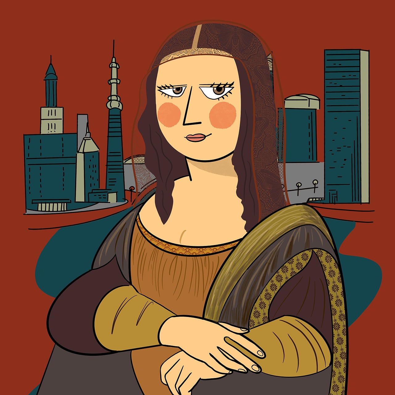 名画与厌世少女