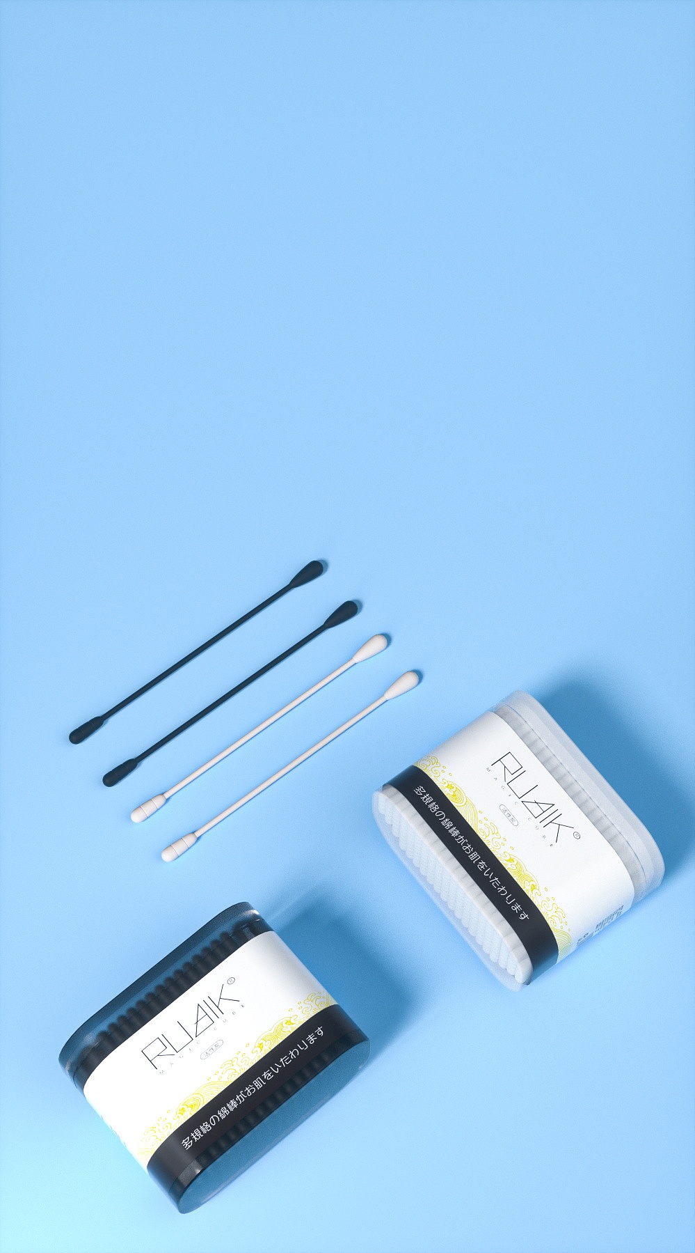 化妆棉签详情设计