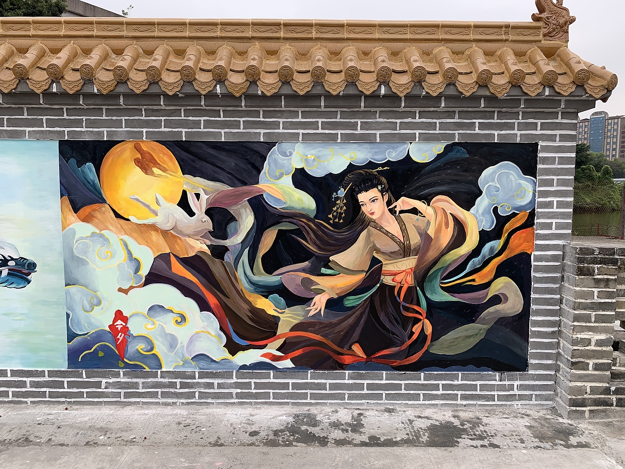 新农村墙体彩绘（图ZMjM2NDk1NDcy） - 绘画 - 站酷设计师天天手绘原创素材 - 站酷ZCOOL