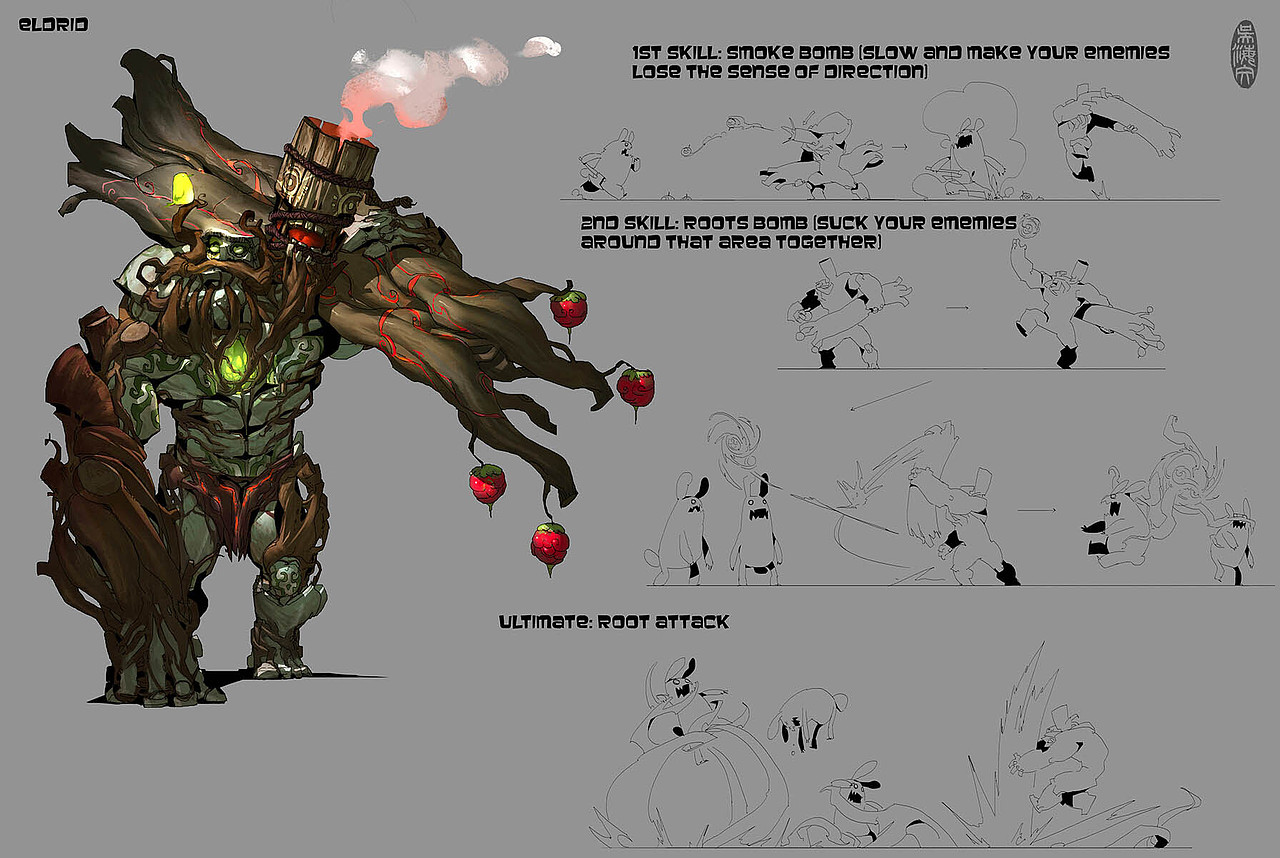 为游戏《Battleborn》的角色设计