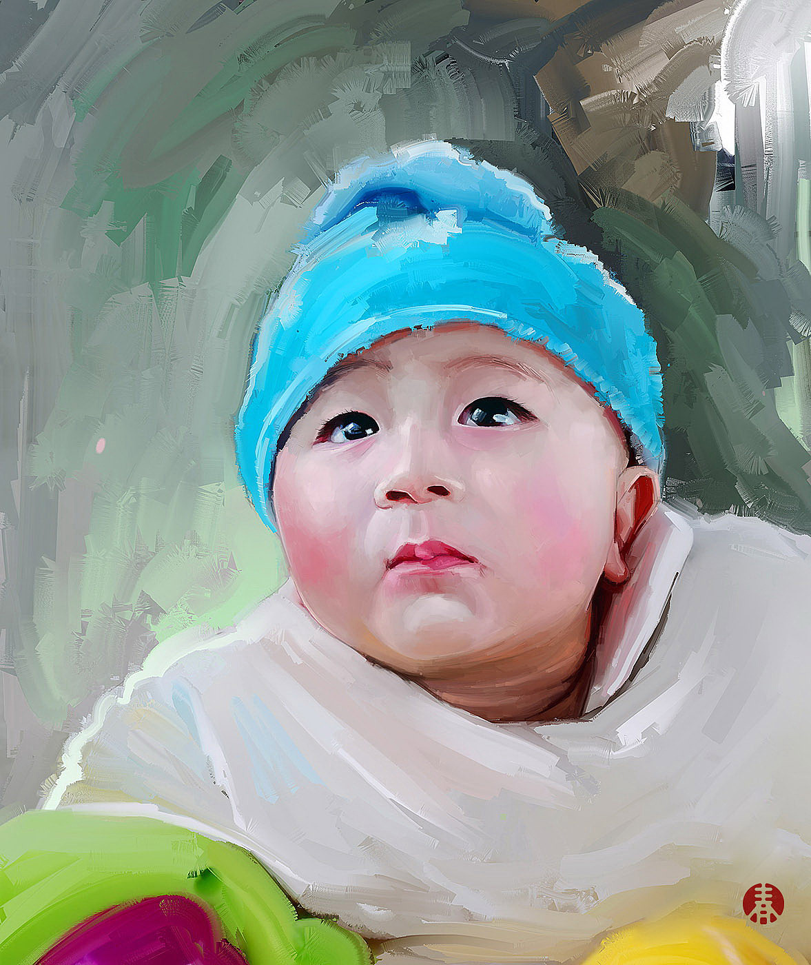 朋友们的肖像画