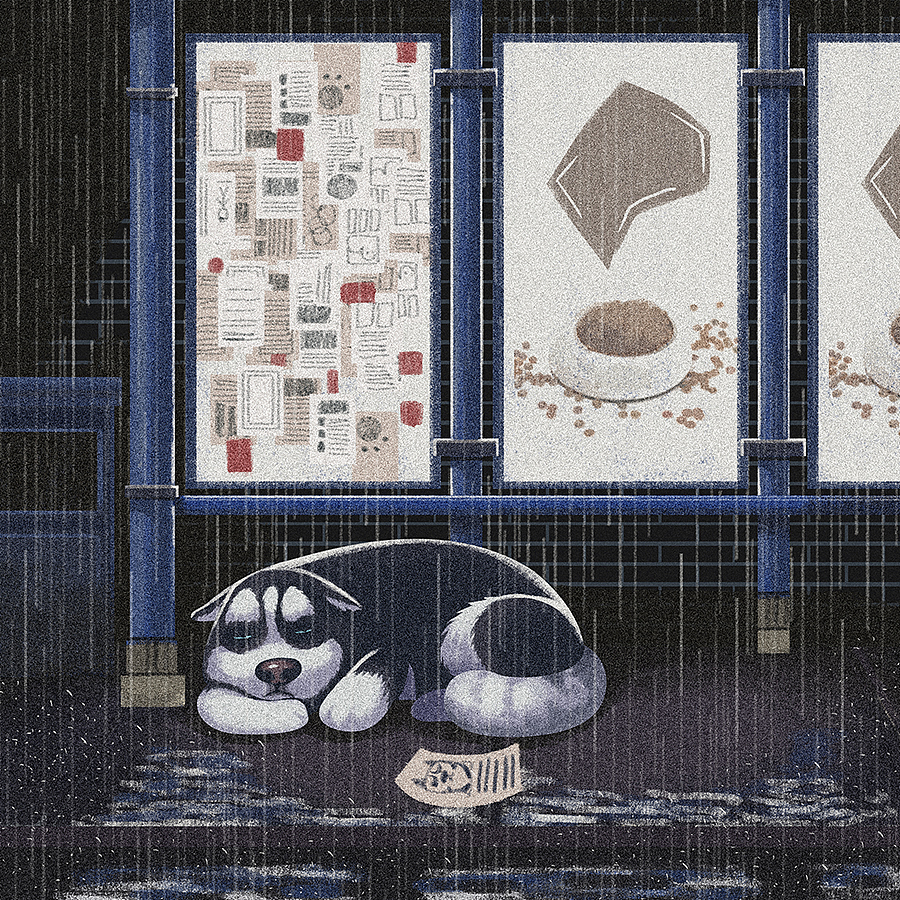 《狗样的假期》插图（图ZMTMyNDM0MDY4） - 商业插画 - 站酷设计师JazzyYuan原创素材 - 站酷ZCOOL