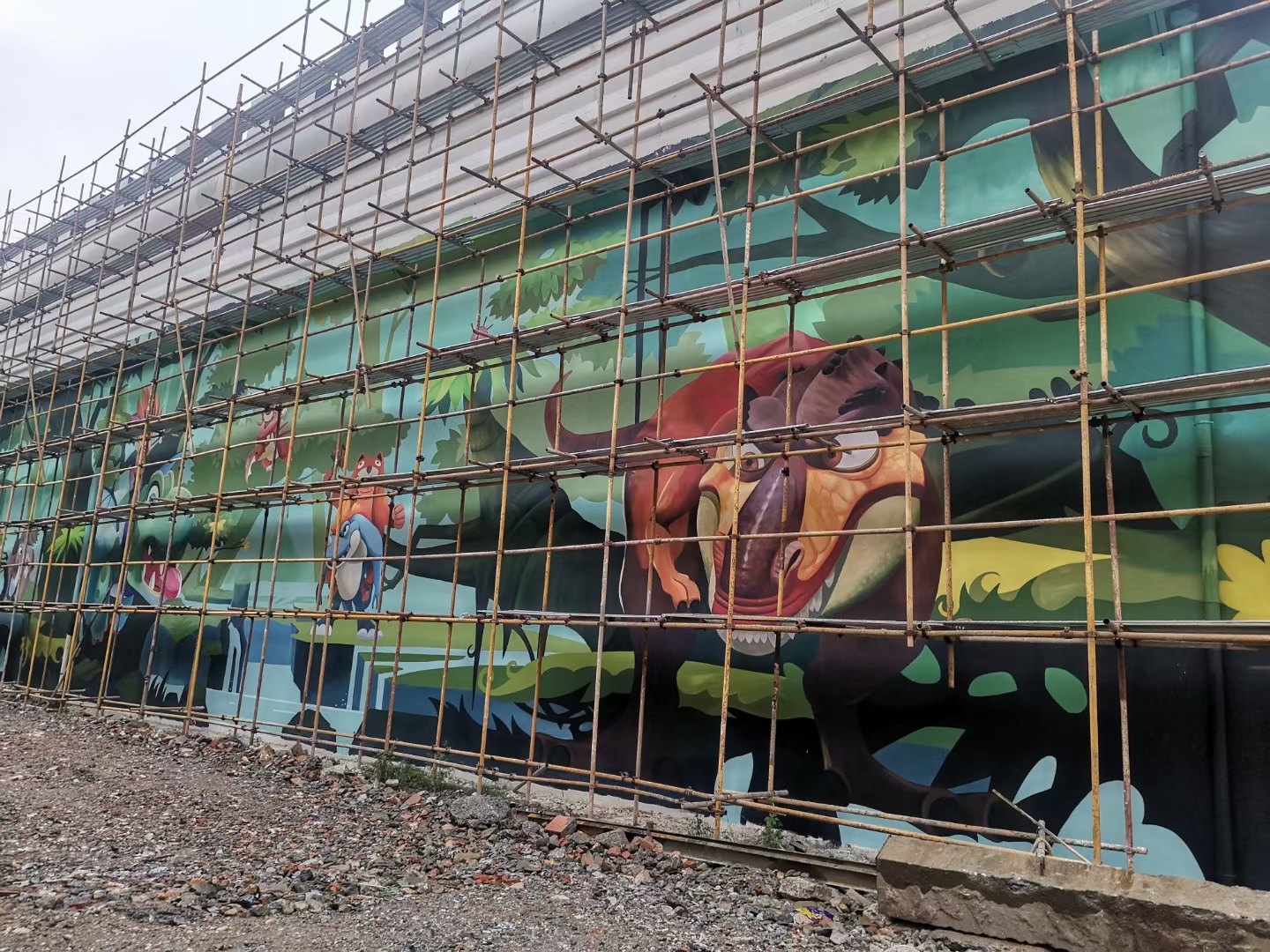 沈阳墙绘彩绘壁画手绘墙画墙体彩绘