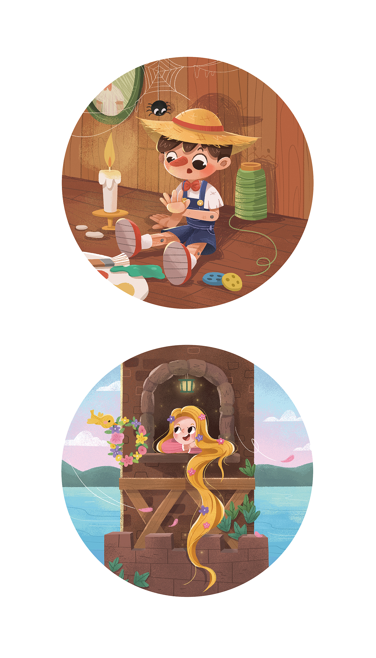 安徒生童话 儿童插画（图ZMTk2OTM3NjEy） - 儿童插画 - 站酷设计师wzqzikii原创素材 - 站酷ZCOOL