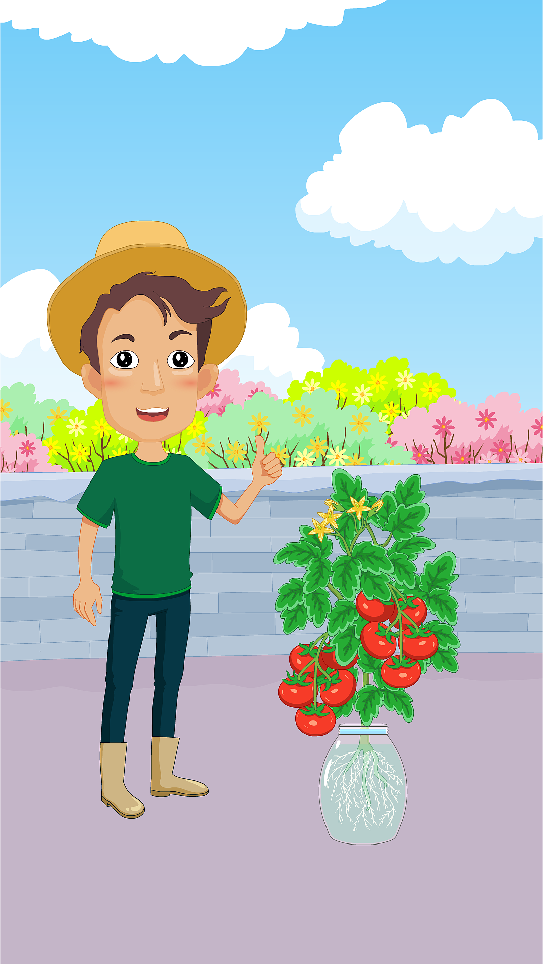 H5原画（科学种植）（图ZOTE5MjY5OTY=） - 游戏原画 - 站酷设计师曹玉平插画原创素材 - 站酷ZCOOL