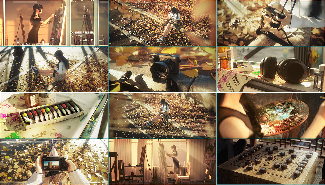 校园画室主题风格图