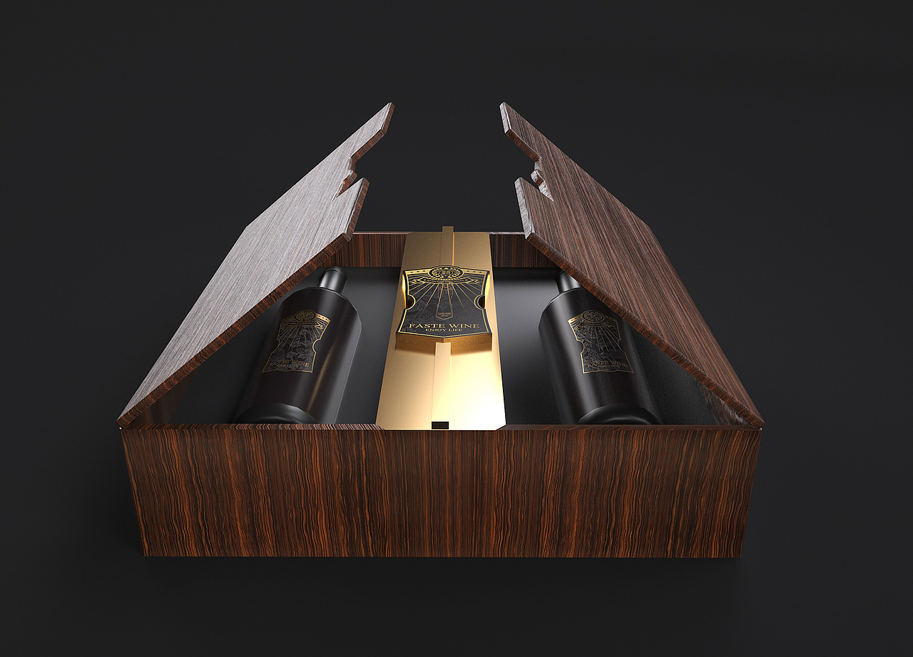 红酒礼盒包装设计