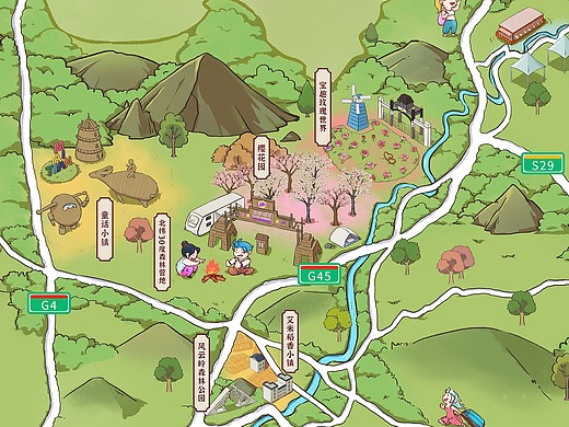 从化市全域手绘