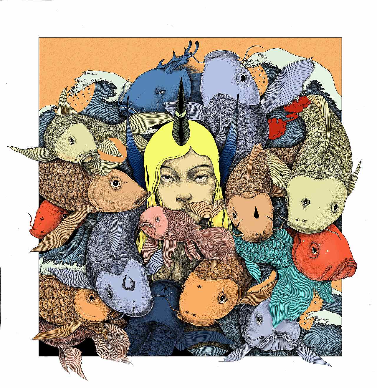 THE SAME WOLRD（图ZNTA1NDU1ODg=） - 商业插画 - 站酷设计师条子TOT原创素材 - 站酷ZCOOL