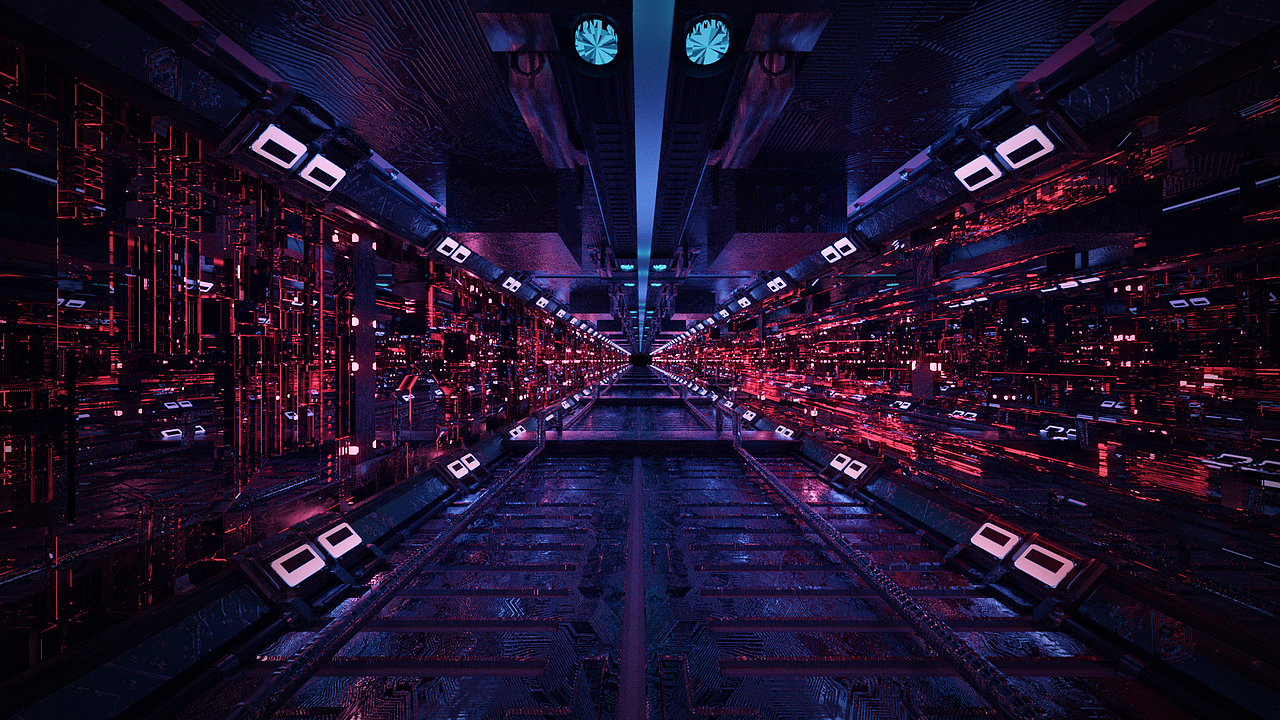 科幻隧道-风格图